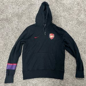 Nike Arsenal Soccer Team Hoodie. Black. Men’s. Size M.